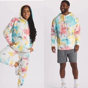 Feat Unisex Pastel Pebble BlanketBlend Hoodie size Small